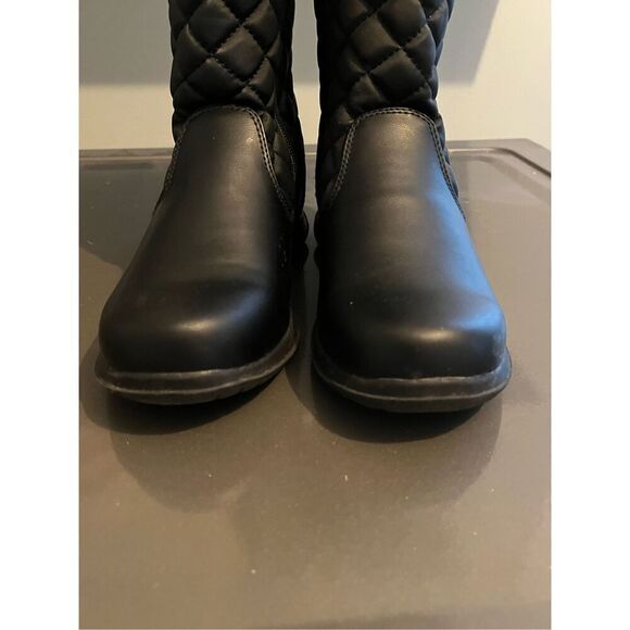 The Totes Isotoner Jackie Quilted Snow Boot Women’s 7M Black - Picture 9 of 14